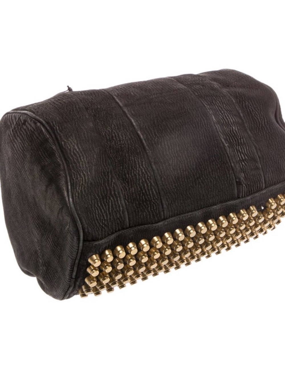 Alexander Wang Black Satchel with Studded Base **missing stud** - Picture 2 of 7